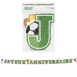 Guirlande de lettres "Joyeux Anniversaire" - 4 m - Couleur au choix
