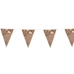 Guirlande de Mini Fanions Rose Gold - 3 mètres