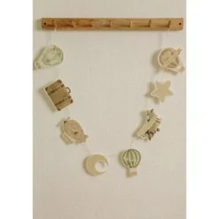 Guirlande de 8 motifs en papier - 150 cm - Collection Dans les Nuages