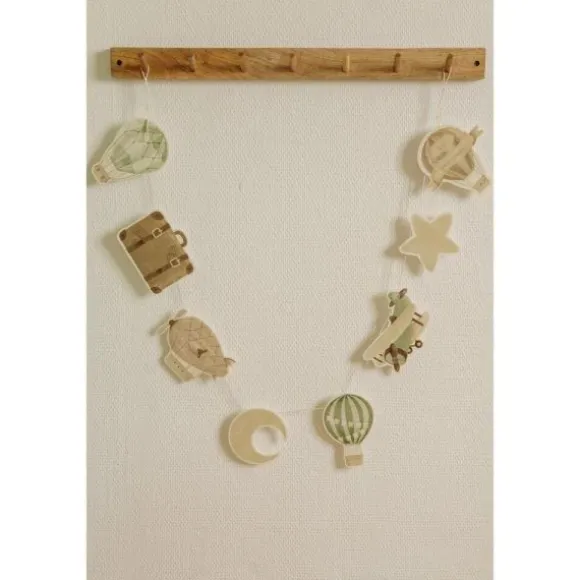 Guirlande de 8 motifs en papier - 150 cm - Collection Dans les Nuages