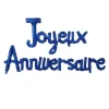 Guirlande de mots gonflables - Joyeux Anniversaire - Collection Confettis
