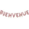 Guirlande en Ballons "Bienvenue" - Rose