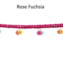 Guirlande en Papier Hawaï et Fleurs d'Hibiscus - Coloris Assortis
