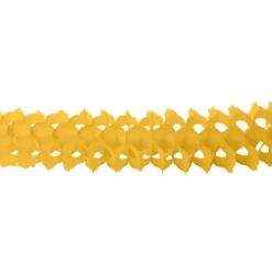 Guirlande en Papier "Zinnia" Jaune d'Or