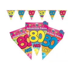 Guirlande Fanion 80 ans