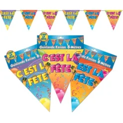 Guirlande Fanions "C'est la Fête"