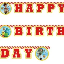 Guirlande Joyeux Anniversaire - Toy Story 4
