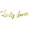 Guirlande Lettres Dorées - Lovely Swan