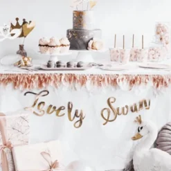 Guirlande Lettres Dorées - Lovely Swan