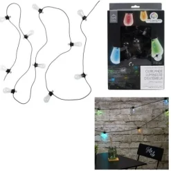 Guirlande lumineuse Ampoules couleurs changeantes extérieure - 5 m