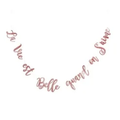 Guirlande Rose Gold - La vie est belle quand on s'aime