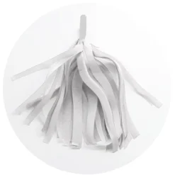 Guirlande 5 tassels - Blanc