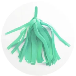 Guirlande 5 tassels - Vert d'Eau