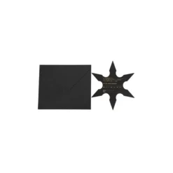 8 invitations avec enveloppes - Collection Ninja
