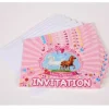 6 Invitations avec Enveloppes - Collection "Mon Cheval"