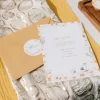 10 invitations / cartes de vœux avec enveloppes FSC® - 10 x 15 cm - Collection Daisy