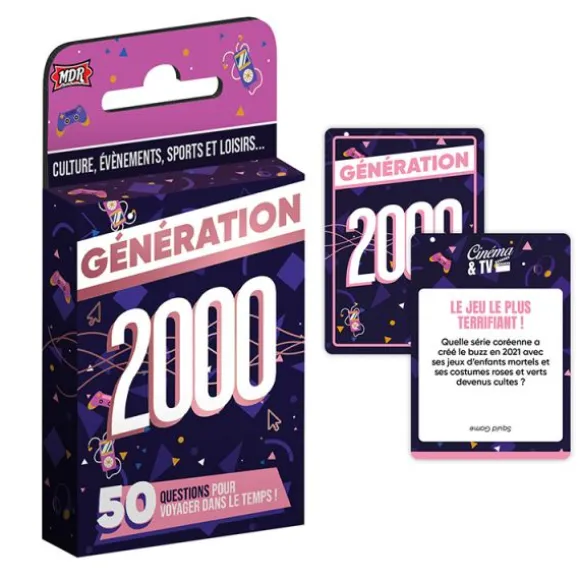 Jeu de cartes "50 questions pour ton départ en retraite" pour départ à la retraite