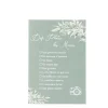 Jeu des défis photos des mariés FSC® - 12 x 17,5 cm - Collection Greenery