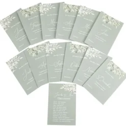 Jeu des 12 mois FSC® - 12 x 17,5 cm - Collection Greenery