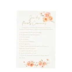 Jeu des points communs FSC® - 12 x 17,5 cm - Collection Peachy