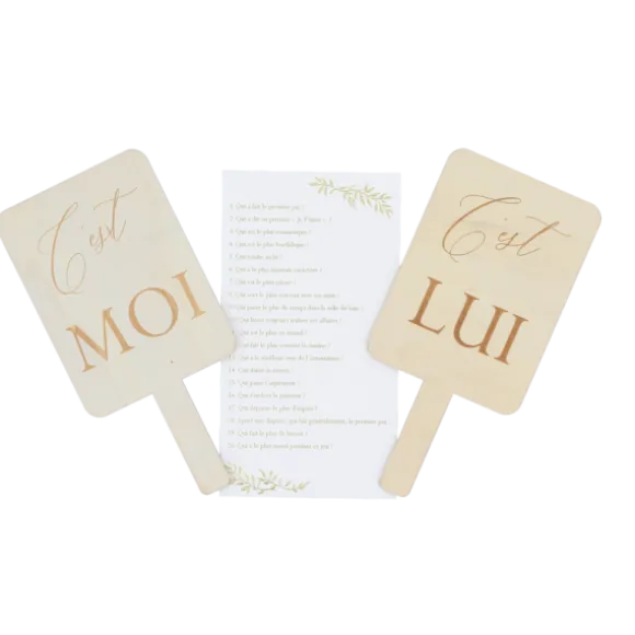 Jeu "Elle et Lui" - Collection Jolis Brins - Couleur au choix