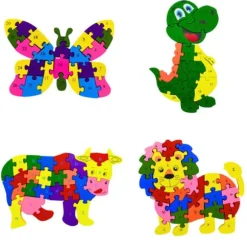 Jeu en bois - Puzzle de 26 pièces - Animal - Modèle Aléatoire