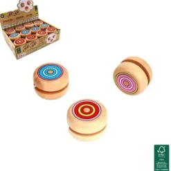 Jeu en bois - Yo-yo - 5 cm - Couleur Aléatoire