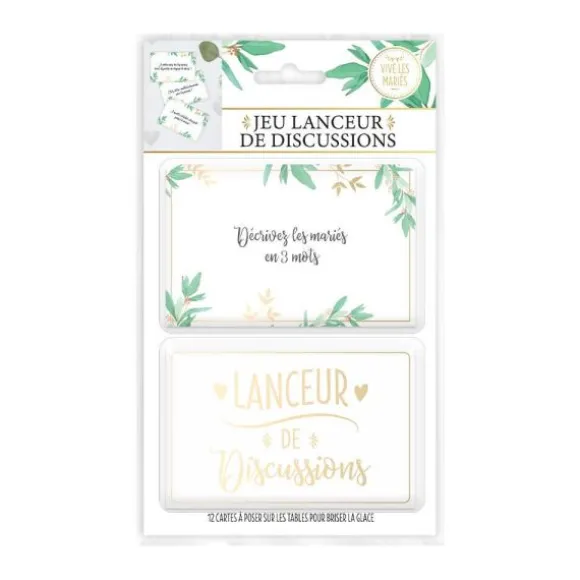 Jeu Lanceur de discussions de mariage - Vive les mariés