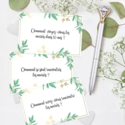 Jeu Lanceur de discussions de mariage - Vive les mariés