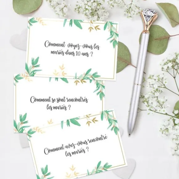 Jeu Lanceur de discussions de mariage - Vive les mariés