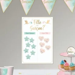 Jeu Team Garçon / Team Fille - Collection Gender Reveal