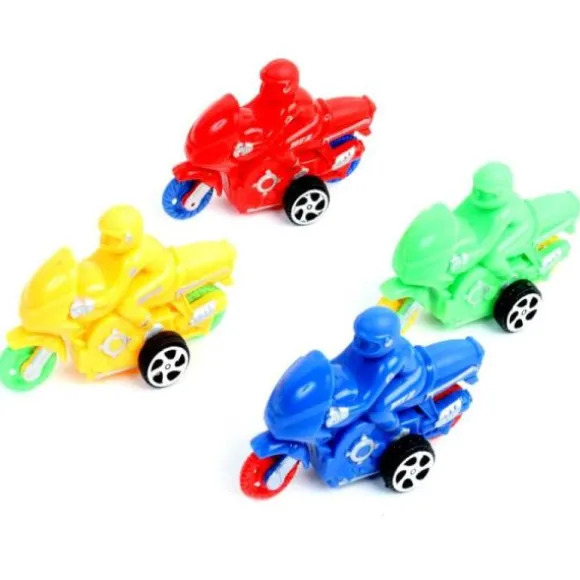 Joujou - Moto avec pilote - 7 cm - Couleur au Choix
