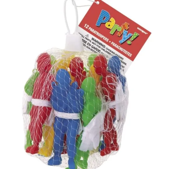 Joujou - Sachet de 12 figurines de parachutistes