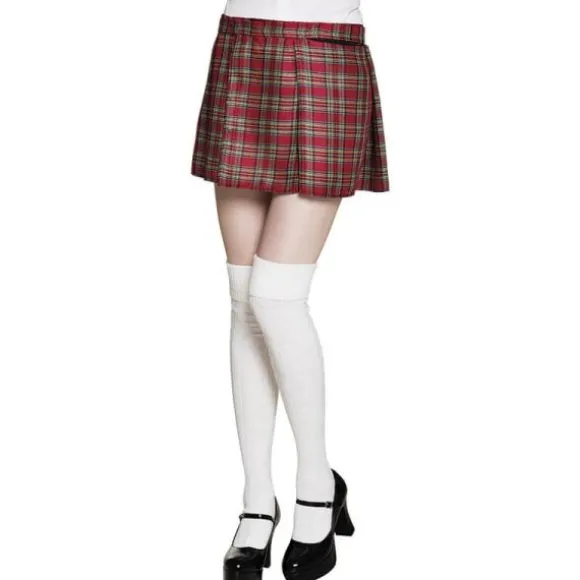 Jupe Ecossaise pour Femme - Rouge