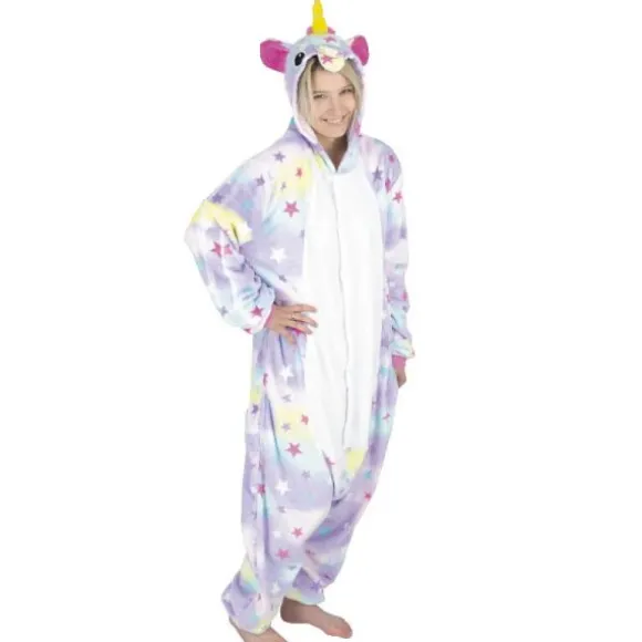 Kigurumi Licorne Étoiles Adulte - M/L
