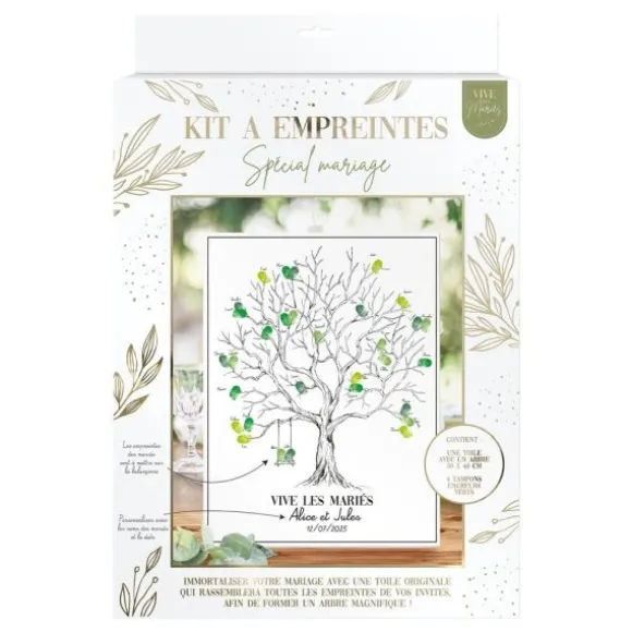 Kit Arbre à empreintes - Collection Vive les Mariés