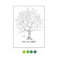Kit Arbre à empreintes - Collection Vive les Mariés
