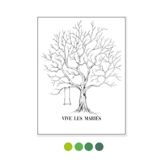 Kit Arbre à empreintes - Collection Vive les Mariés