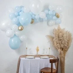 Kit arche 57 ballons - Babyblue