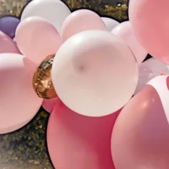 Kit arche 57 ballons - Babypink
