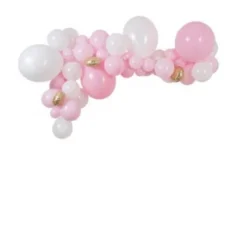 Kit arche 57 ballons - Babypink