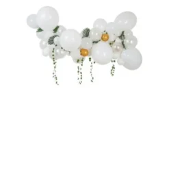 Kit arche 55 ballons et feuilles tropicales - Tropichic