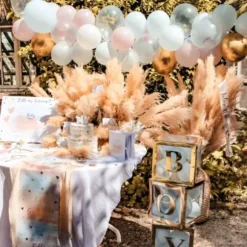 Kit arche 58 ballons - Gender Reveal
