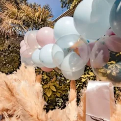 Kit arche 58 ballons - Gender Reveal