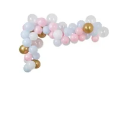 Kit arche 58 ballons - Gender Reveal