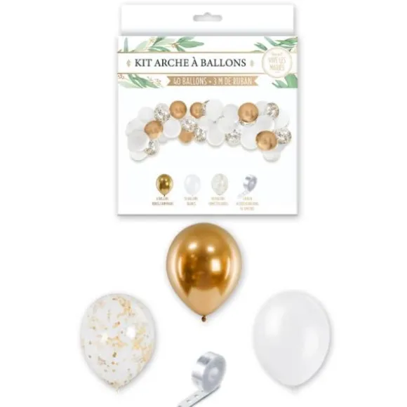 Kit Arche à Ballons Mariage - Vive les mariés