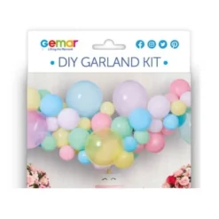 Kit arche 65 ballons - Pastel