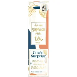 Kit Bouteille Annonce - Cuvée Surprise Veux-tu être mon parrain ? - Collection Annonce de Grossesse