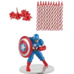 Kit déco de gâteau - Captain America