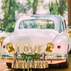Kit décorations de voiture pour Mariage - Vive les mariés
